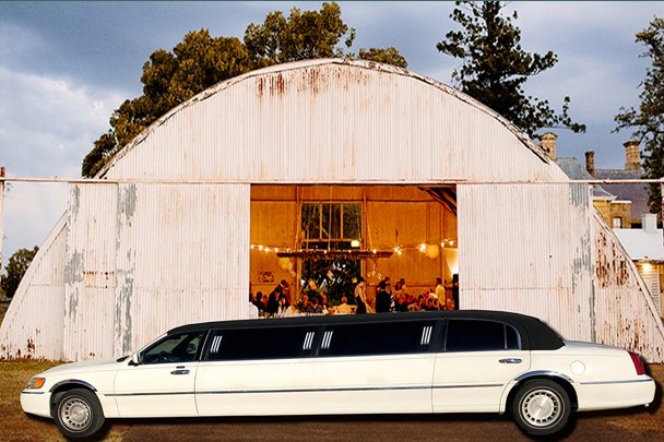 two-tone lincoln limo