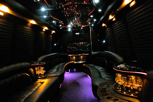 party bus interior