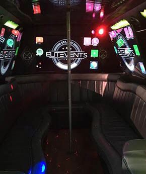 party bus interior